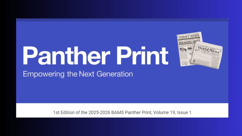 1st Edition of the 2025-2026 BAMS Panther Print Image