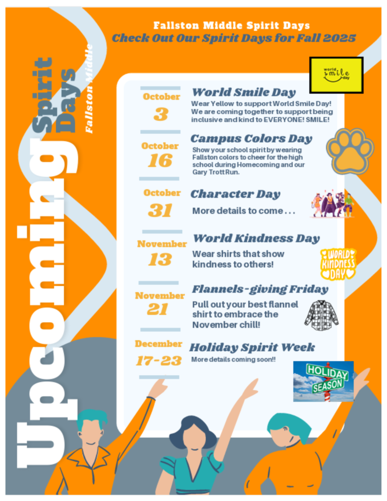 Fallston Middle Spirit Days