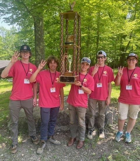 North Harford High School Envirothon Team Celebrates their Third consecutive state victory
