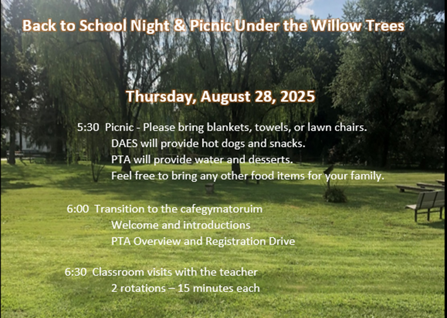 Back to School Information