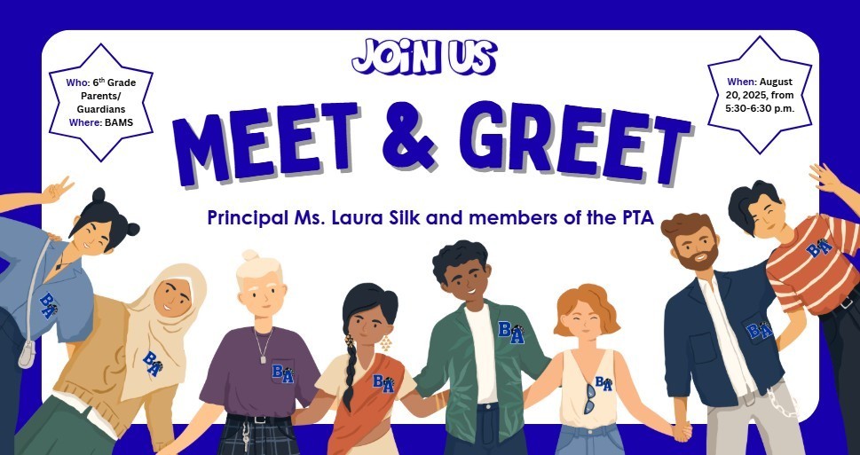 Meet & Greet Event for 6th Grade Parents/Guardians Image