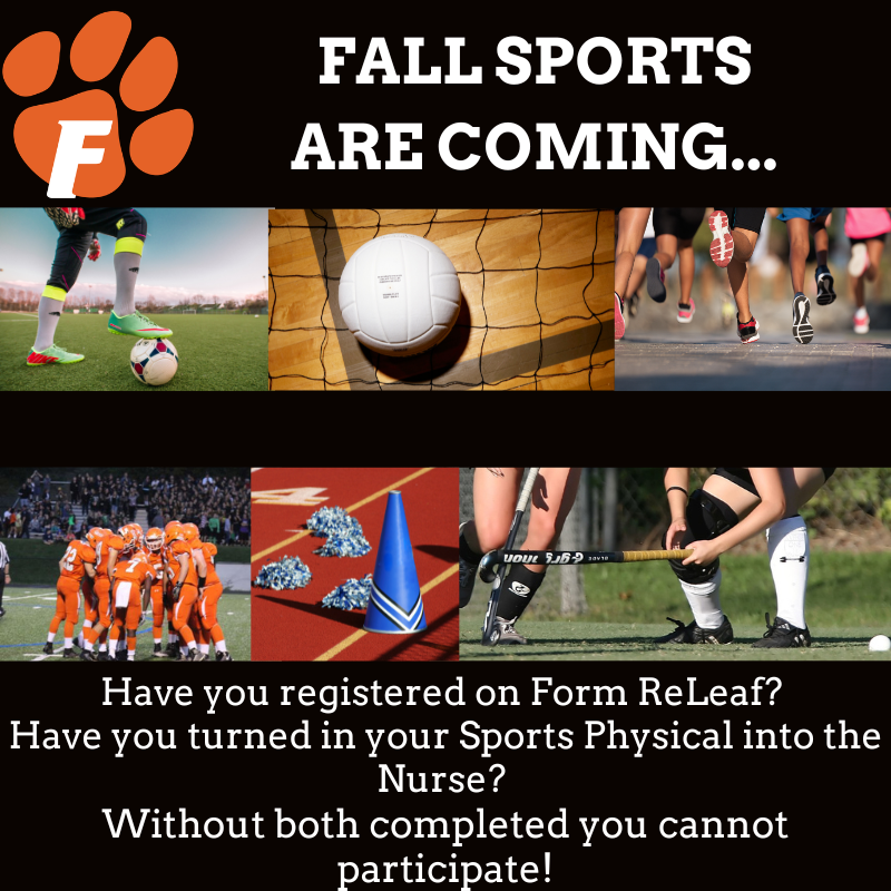 Fall Sports are Coming
