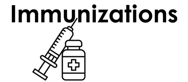 Clip art of immunization needle.