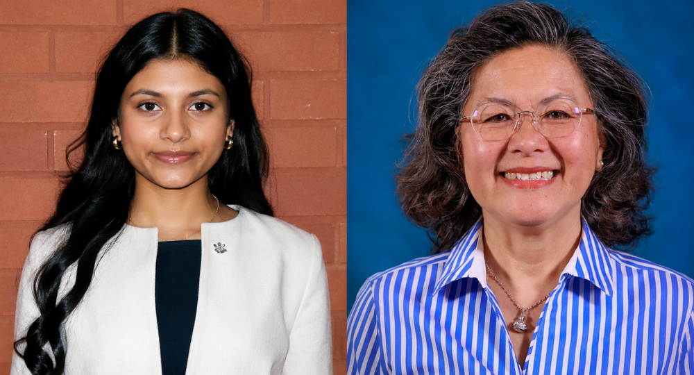 Sid by side image of Vibha and BangTam