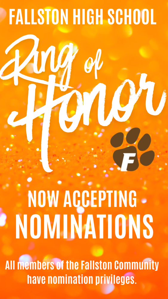 Ring of Honor for Fallston High School