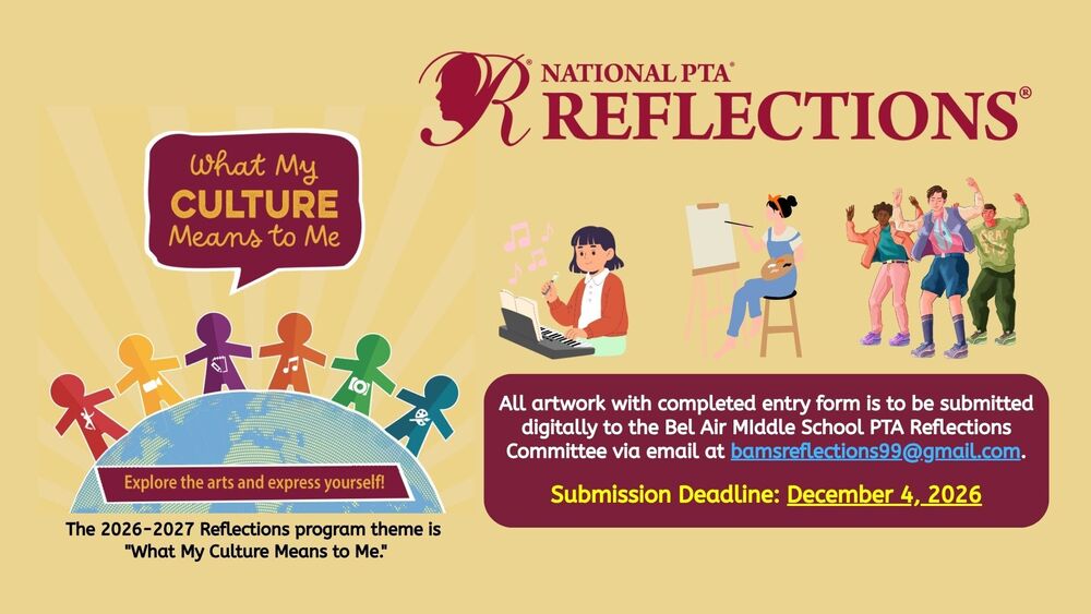 PTA Reflections Program Information Image