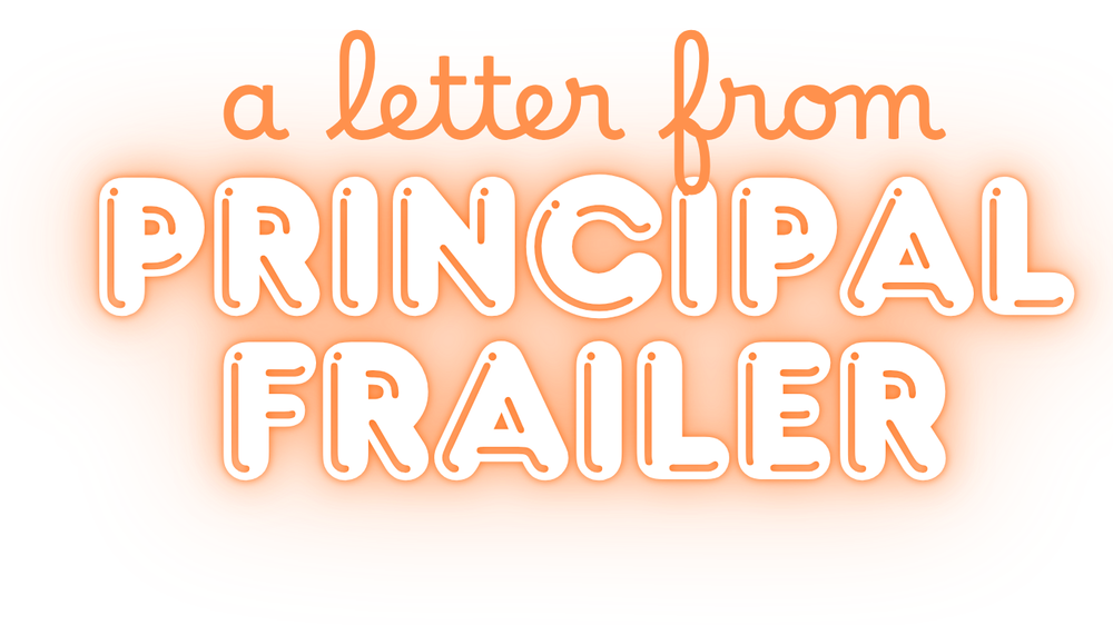 A Letter From Principal