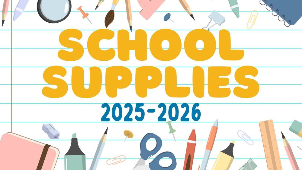 School Supplies 2025-2026 Image