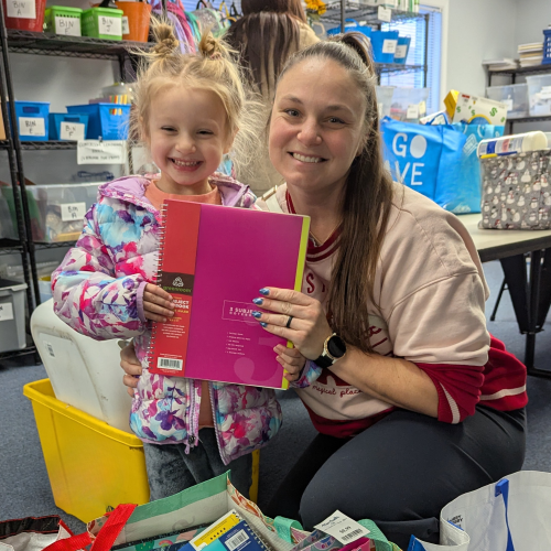 teacher and child