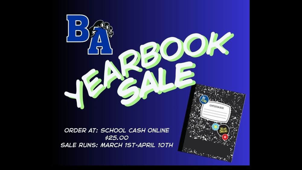 BAMS Yearbook Sale Image