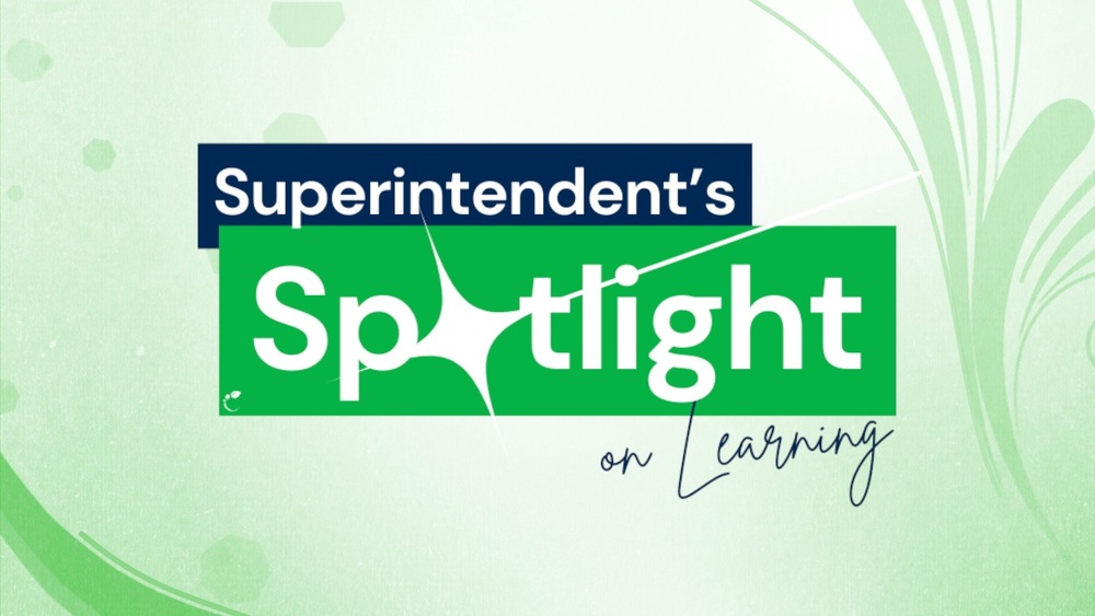 Superintendent Spotlight graphic