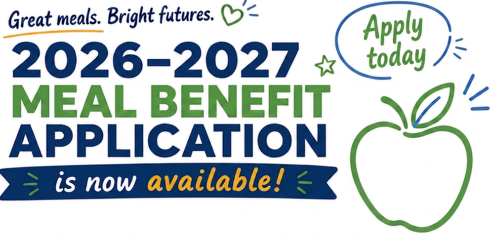 2026-2027 Meal Benefit Application Now Available