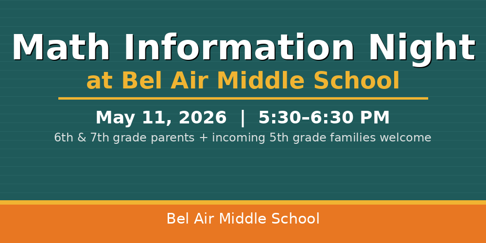 BAMS Math Info Night