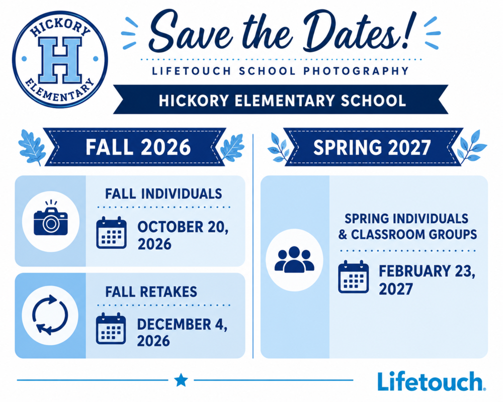 Fall and Spring Lifetouch Portrait flyer
