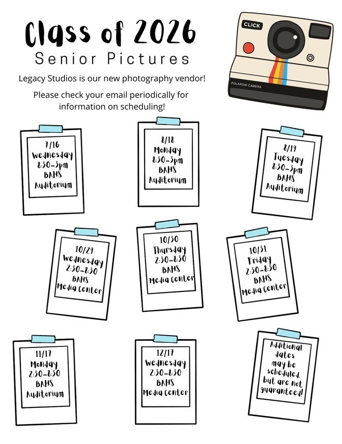 Senior Photo Dates