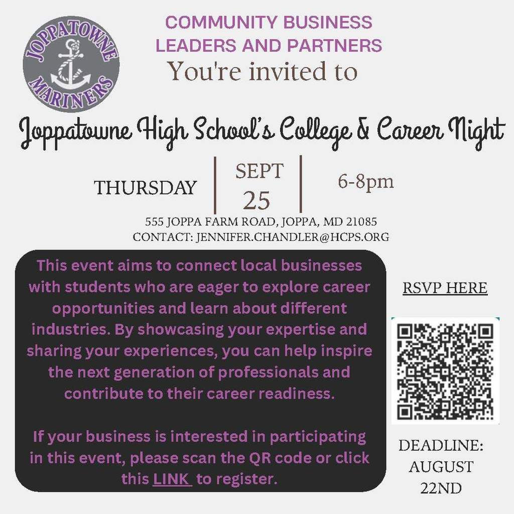 College and Career Fair 2025 Poster