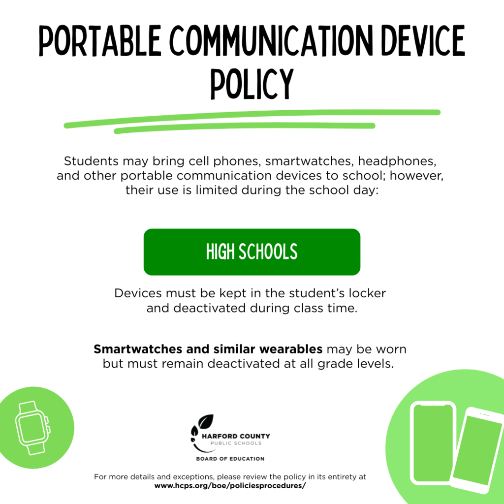 Portable Communication Device Policy