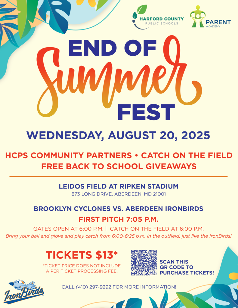 Call school for end of summer fest information