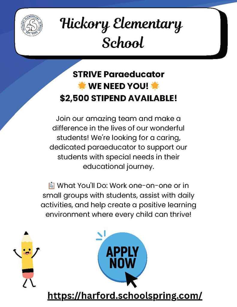 STRIVE Positions available!  Apply today!