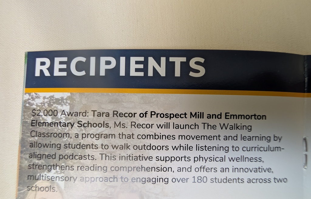 Image of summary of Ms. Recor's proposal