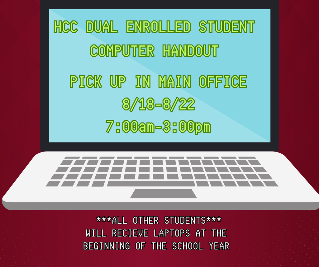 Dual Enrollment Computer Picku-up