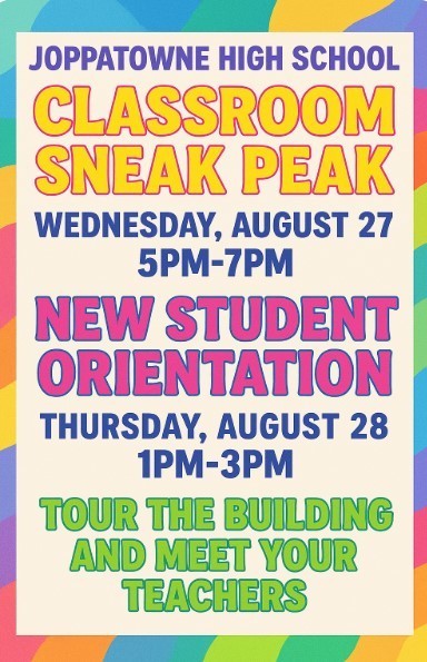 Sneak Peak and New Student Orientation