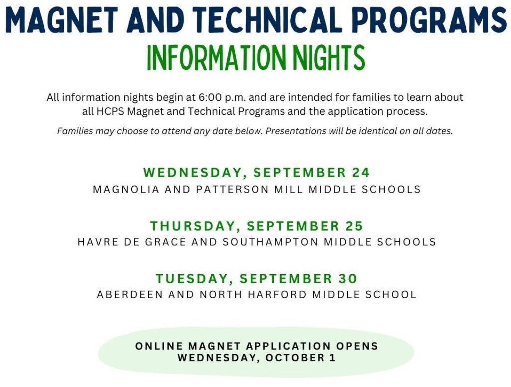 Magnet and Technical Program Information Night