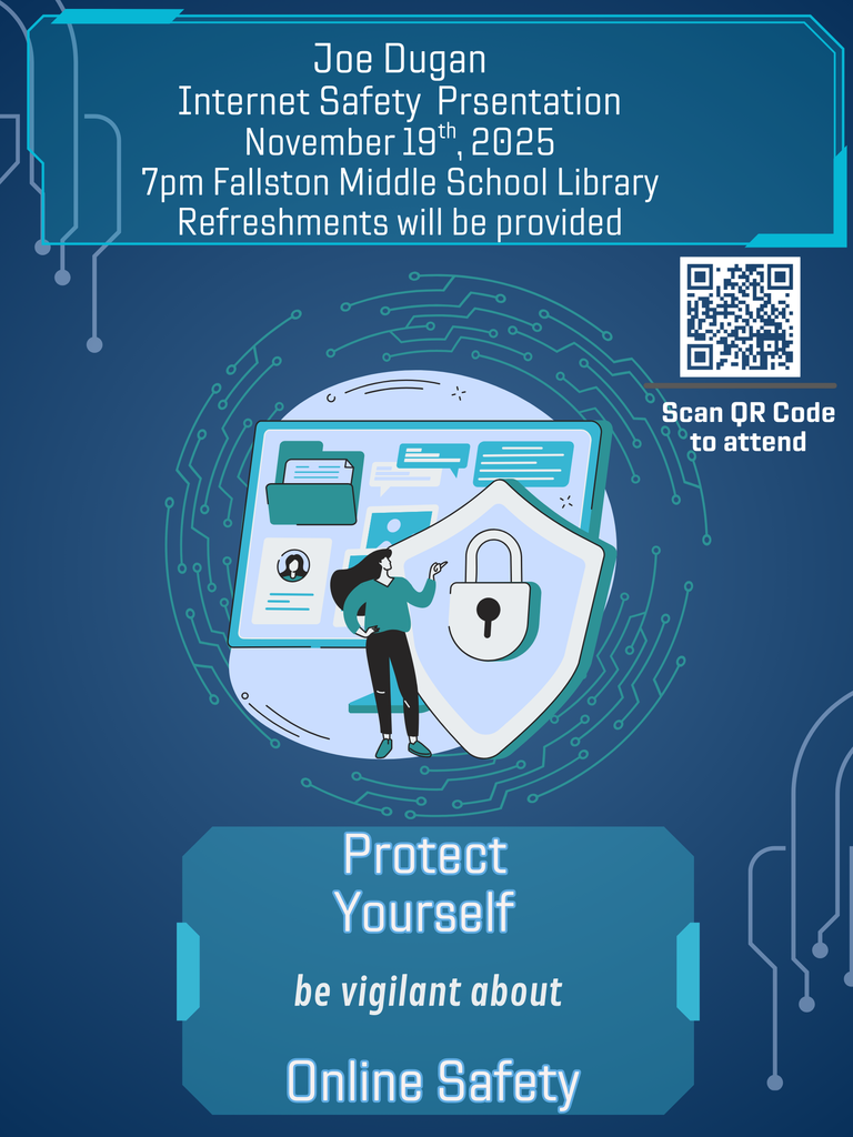 Internet Safety Presentation November 19th 7pm FMS Library