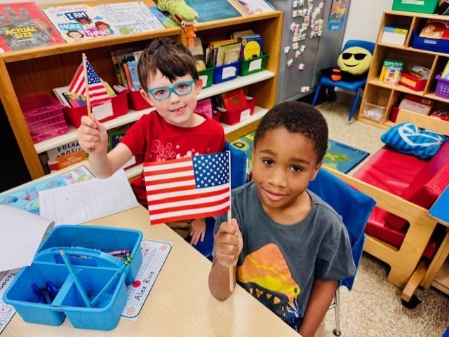 Students engaging in hands-on lessons for Constitution Day!