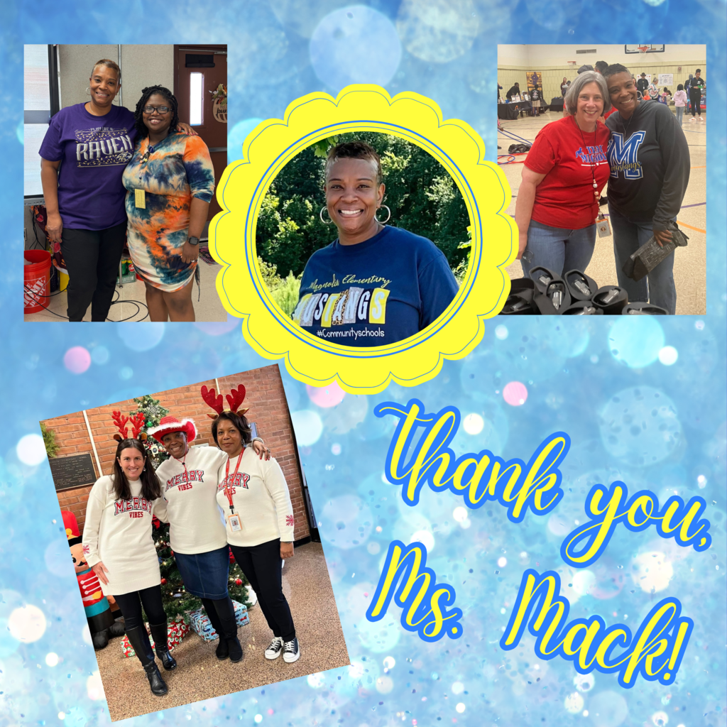 An image thanking Ms. Mack