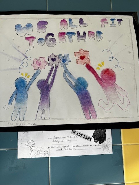 6th Grade Students Showcase Amazing Project Based Learning Artwork