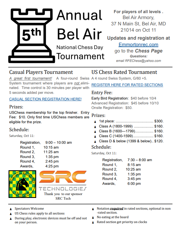 2025 Chess Tournament