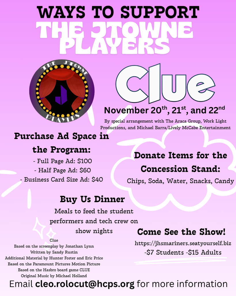 Support our Clue Cast