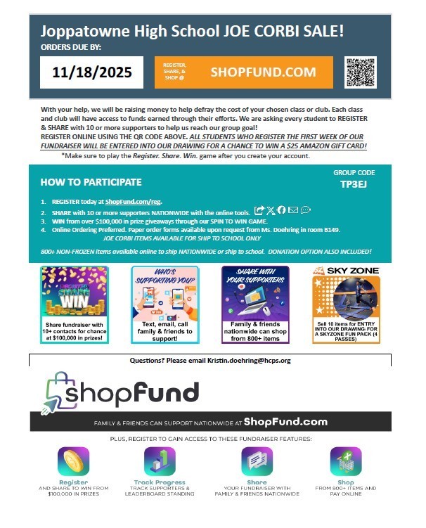 School wide fundraiser