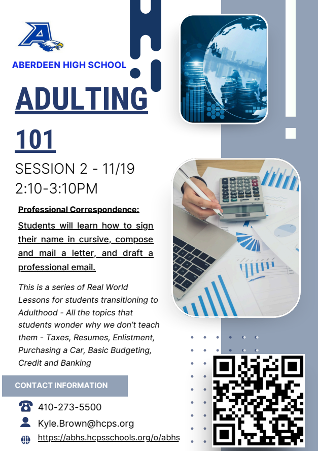 Adulting 101 Educational Series - Session 2