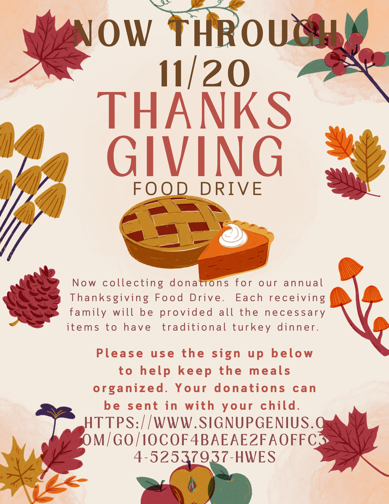 Food Drive Flier 2025