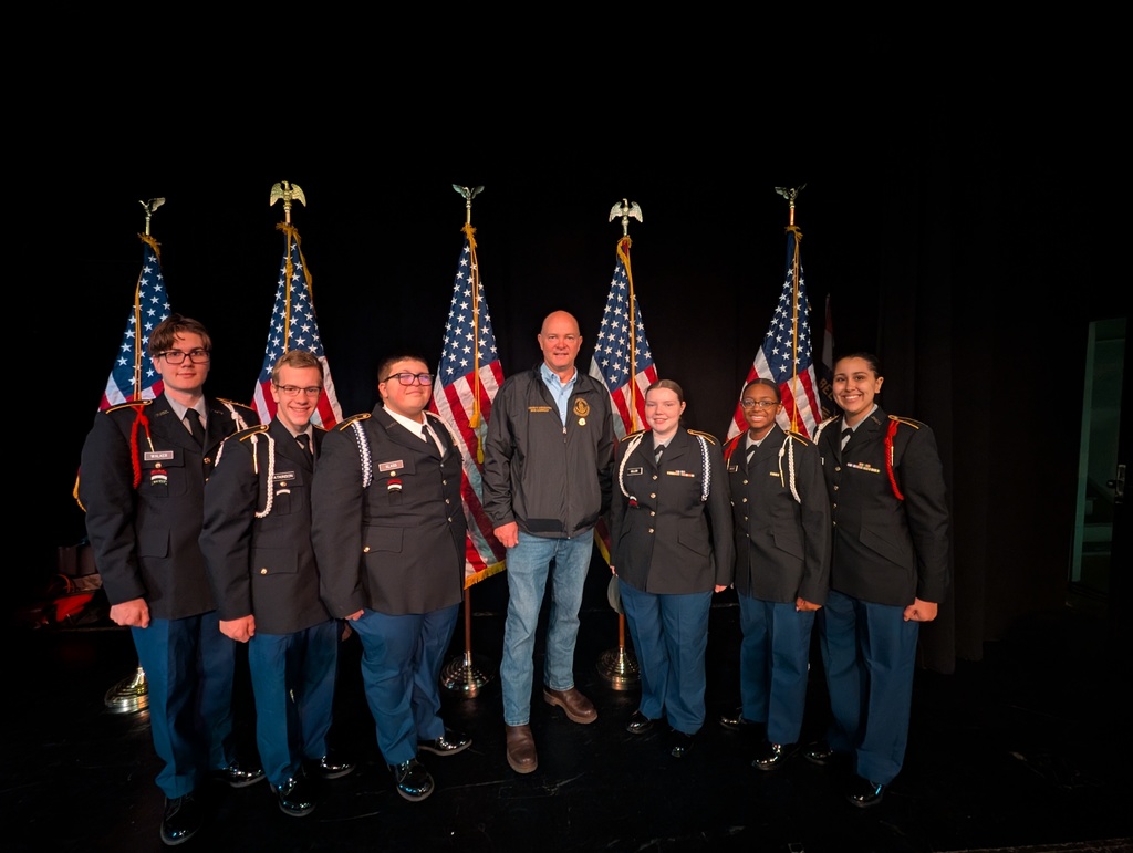JROTC with County Executive Bob Cassilly
