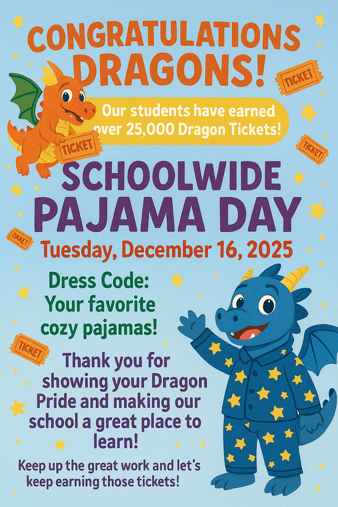 School wide Pajama Day on December 16, 2025.