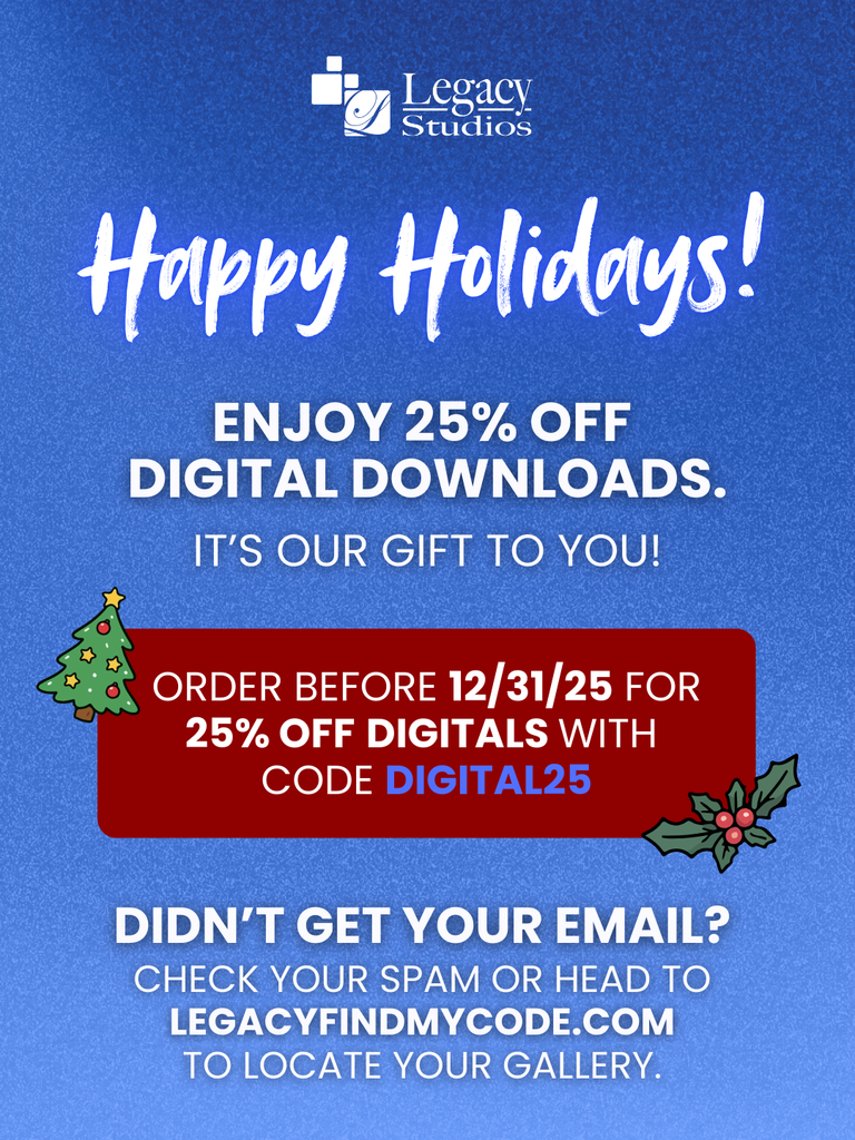 Legacy Photo order 25% off digital downloads of school pictures
