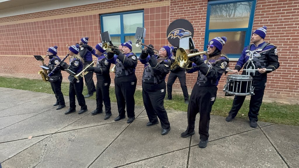 Meeting the Ravens Band!