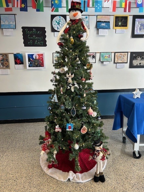 BAMS Celebrations of Belonging front lobby displays