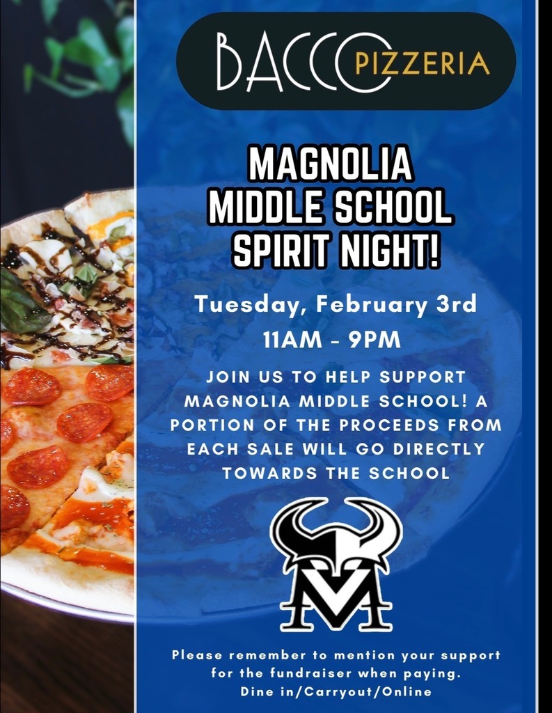 MAMS Bacco Pizzeria Fundraiser 