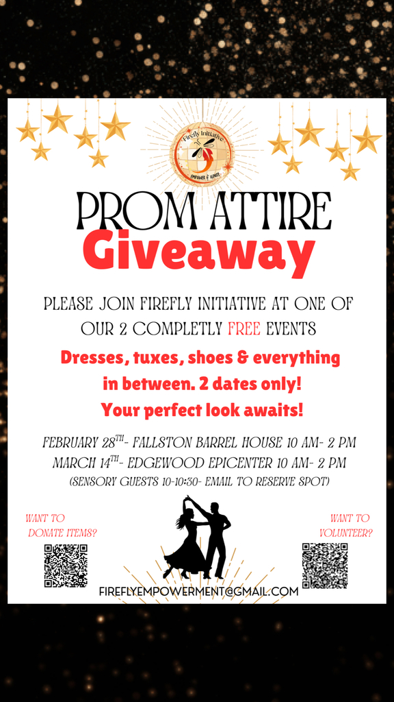 Prom attire giveaway 