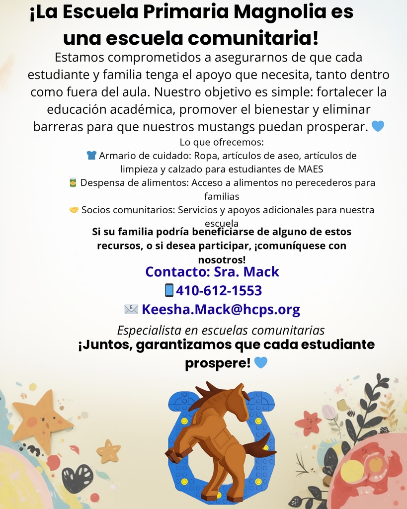 Community School Flyer in Spanish