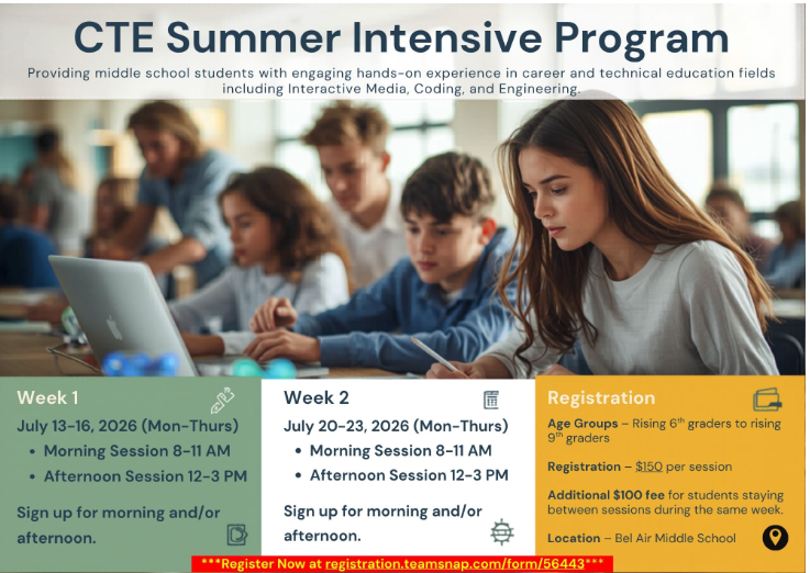 CTE Summer Program Flyer