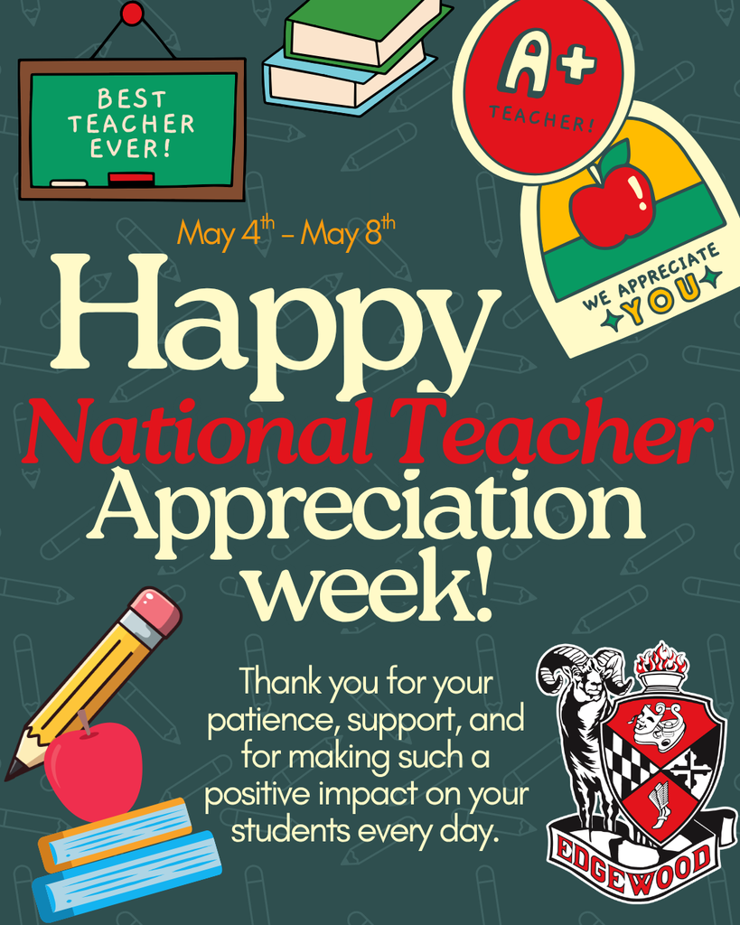 Image thanking teachers at EHS for National Teacher Appreciation Week. 