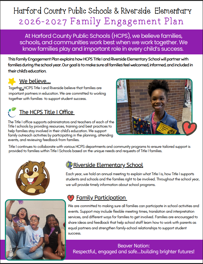 Familiy Engagement Plan page 1