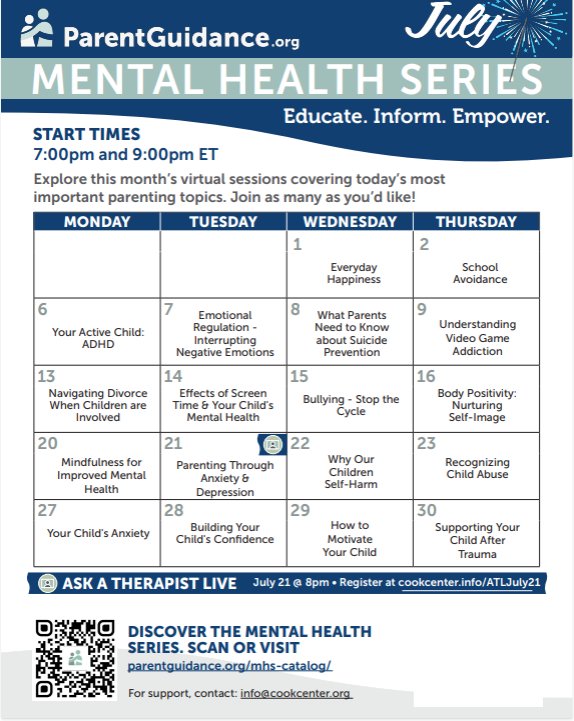 Mental Health Series - July