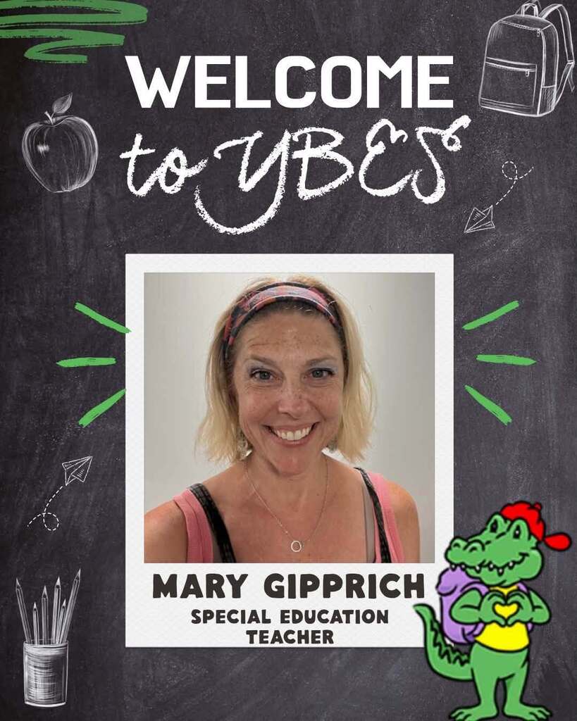 Portrait of Mary Gipprich joining the Youth’s Benefit Elementary School staff for the 2026–2027 school year.