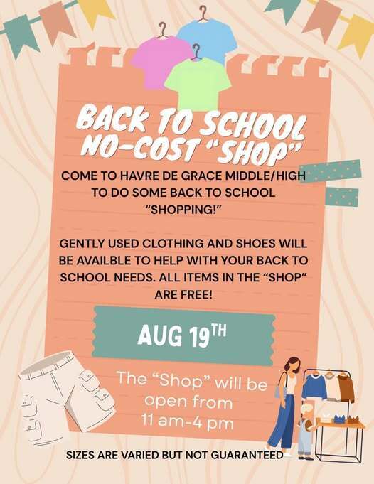 Back to School Shop.